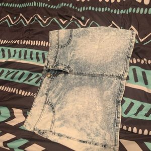 Very cute jean denim styled skirt